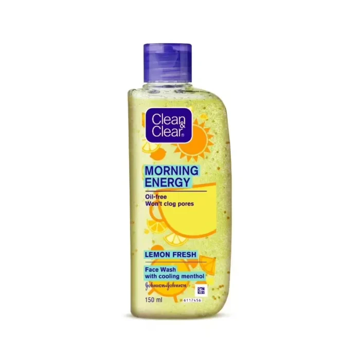 clean n clear 150ml Clean & Clear Morning Energy Lemon Fresh Face Wash - Image 1