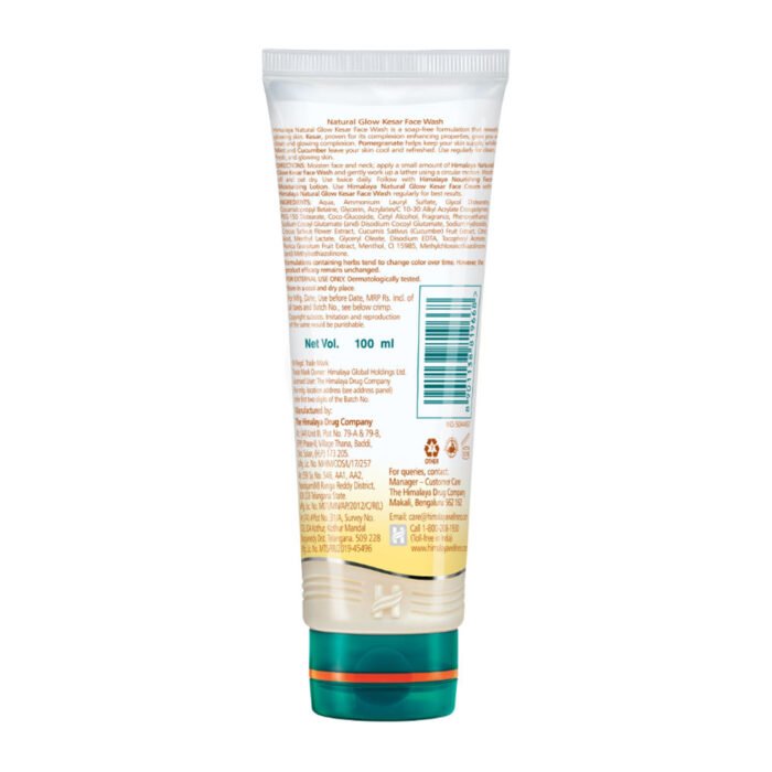 himalaya 100ml Himalaya Natural Glow Kesar Face Wash - Image 6
