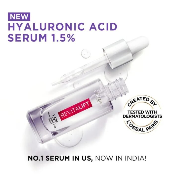 L'Oreal Paris Revitalift 1.5% Hyaluronic Acid Serum - Image 4