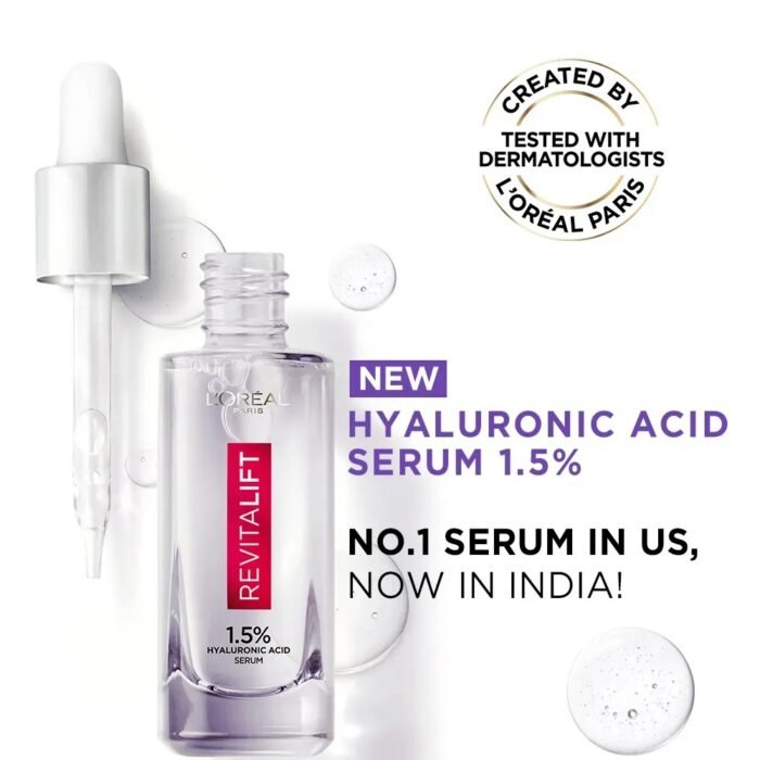 L'Oreal Paris Revitalift 1.5% Hyaluronic Acid Serum - Image 2