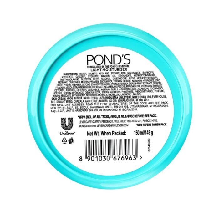 Ponds Light Moisturiser Non-Oily Fresh Feel With Vitamin E + Glycerine - Image 4