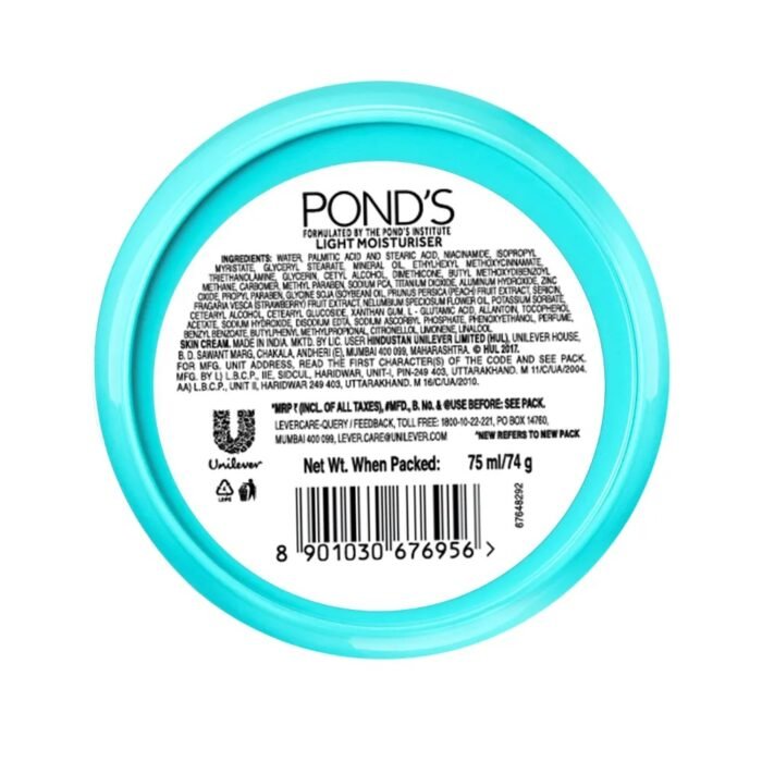 Ponds Light Moisturiser Non-Oily Fresh Feel With Vitamin E + Glycerine - Image 2