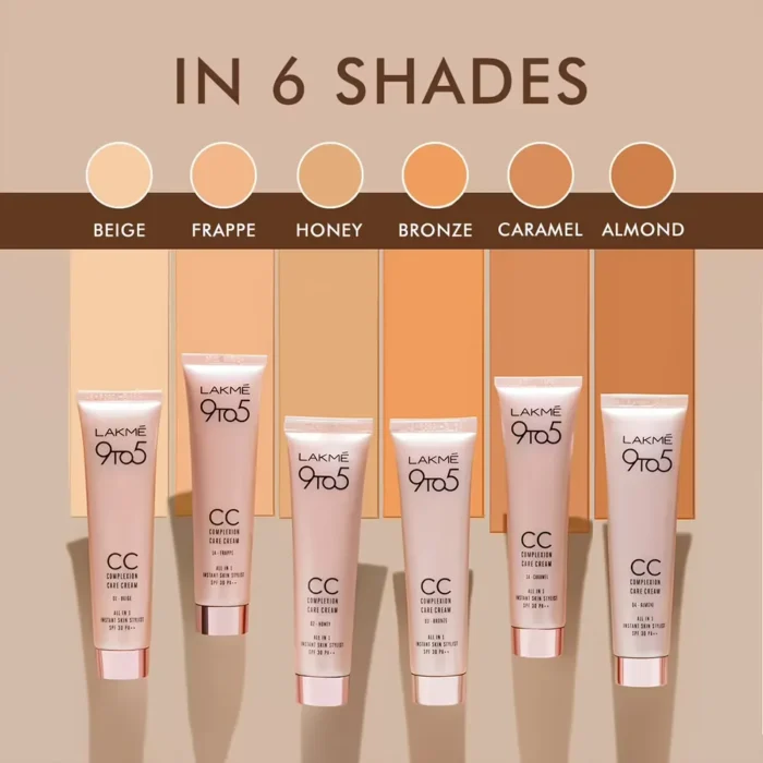 Lakme 9 to 5 Complexion Care CC Cream SPF 30 PA++ - Image 2