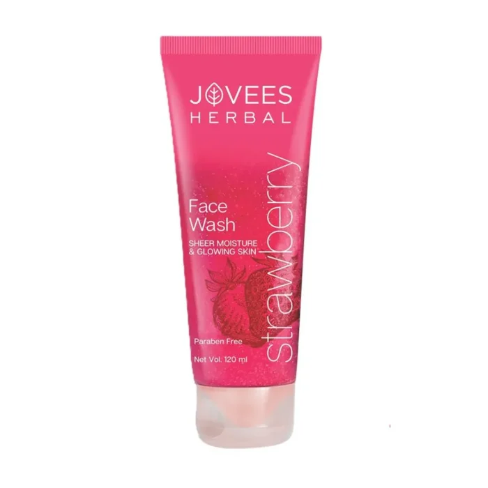 jovees 120ml Jovees Herbal Strawberry Face Wash - 120ml - Image 1